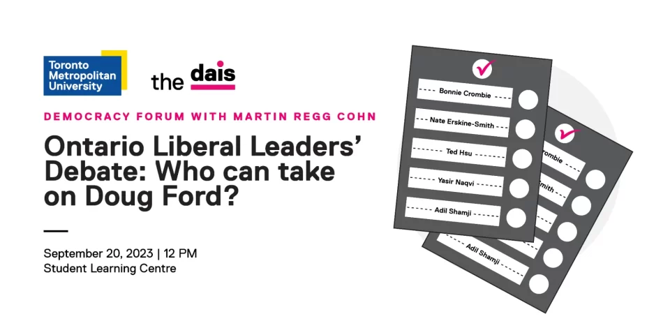 Ontario Liberal Leaders Debate: Who Can Take on Doug Ford?
